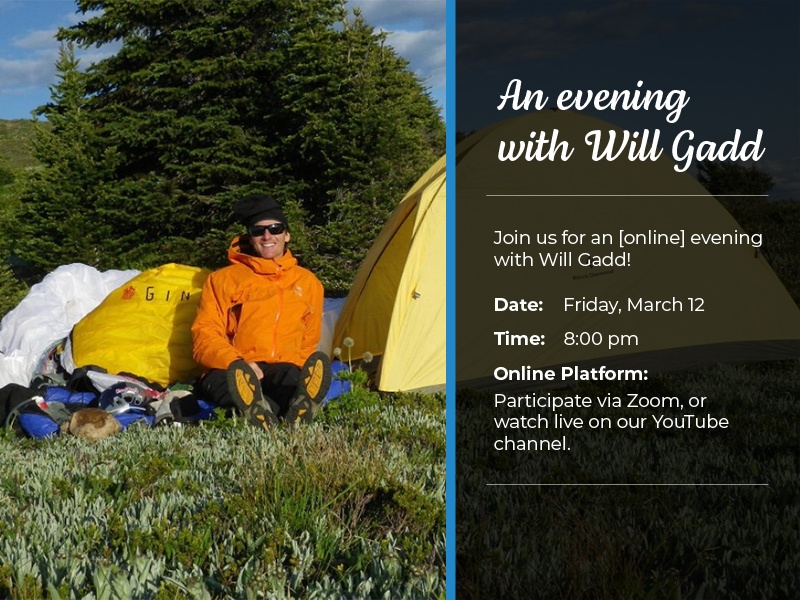 An evening with Will Gadd!